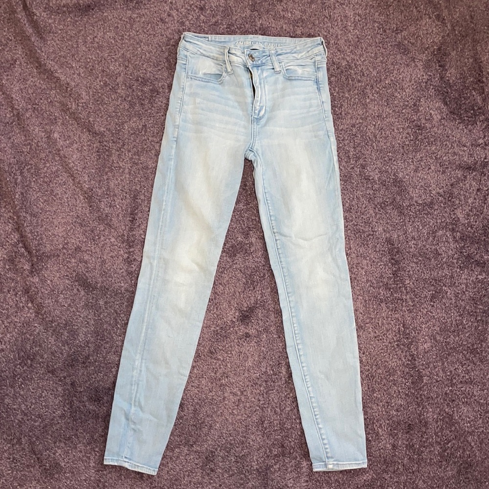 American Eagle next level high waisted skinny jeans